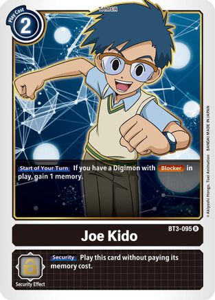 Joe Kido - BT3-095 (BT3-095)  Rare - Release Special Booster 1.5