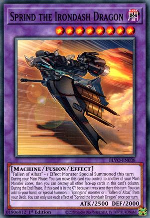 Sprind the Irondash Dragon (BLVO-EN038) - Common - 1st Edition - Blazing Vortex