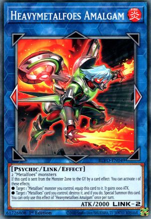 Heavymetalfoes Amalgam (BLVO-EN049) - Common - Blazing Vortex