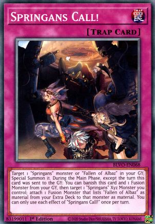 Springans Call! (BLVO-EN068) - Common - 1st Edition - Blazing Vortex