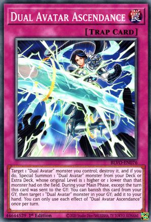 Dual Avatar Ascendance (BLVO-EN076) - Common - 1st Edition - Blazing Vortex