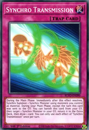 Synchro Transmission (BLVO-EN090) - Common - 1st Edition - Blazing Vortex