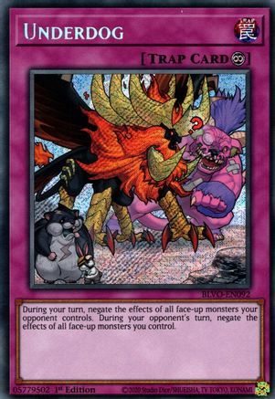Underdog (BLVO-EN092) - Secret Rare - 1st Edition - Blazing Vortex