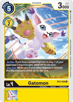 Gatomon - BT2-036 (BT2-036)  Uncommon - Release Special Booster 1.5