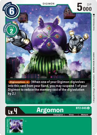Argomon - BT2-045 (BT2-045)  Uncommon - Release Special Booster 1.5