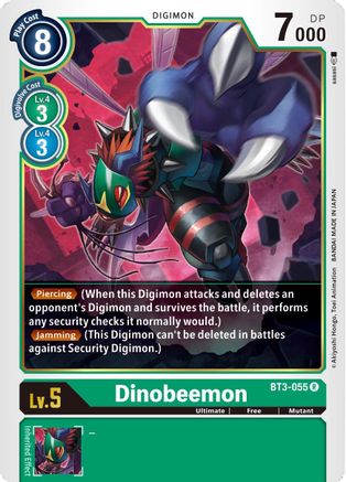 Dinobeemon (BT3-055)  Rare - Release Special Booster 1.5