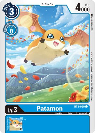 Patamon - BT3-020 (BT3-020)  Common - Release Special Booster 1.5