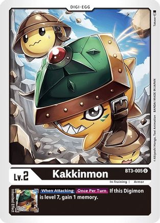 Kakkinmon (BT3-005)  Uncommon - Release Special Booster 1.5
