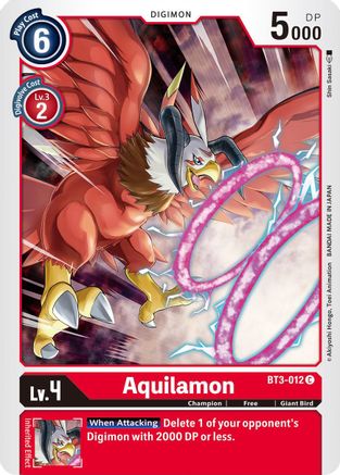 Aquilamon (BT3-012)  Common - Release Special Booster 1.5