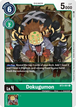 Dokugumon (BT3-051)  Common - Release Special Booster 1.5