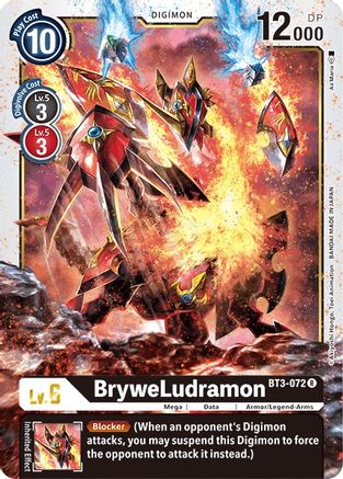 BryweLudramon (BT3-072)  Rare - Release Special Booster 1.5