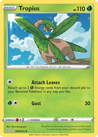 Tropius 5/72  - Uncommon - Shining Fates