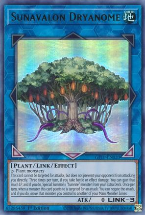 Sunavalon Dryanome (GFTP-EN020) - Ultra Rare - 1st Edition - Ghosts From the Past