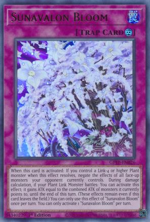 Sunavalon Bloom (GFTP-EN026) - Ultra Rare - Ghosts From the Past