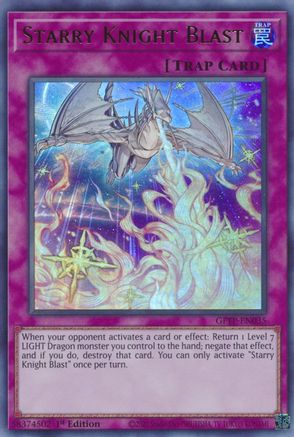 Starry Knight Blast (GFTP-EN035) - Ultra Rare - 1st Edition - Ghosts From the Past