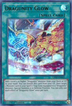 Dragunity Glow (GFTP-EN041) - Ultra Rare - Ghosts From the Past