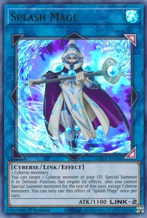 Splash Mage (GFTP-EN106) - Ultra Rare - 1st Edition - Ghosts From the Past