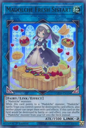 Madolche Fresh Sistart (GFTP-EN104) - Ultra Rare - 1st Edition - Ghosts From the Past