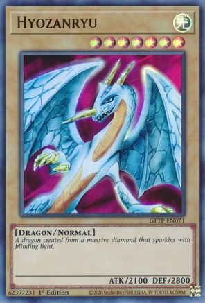 Hyozanryu (GFTP-EN071) - Ultra Rare - 1st Edition - Ghosts From the Past