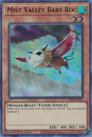 Mist Valley Baby Roc (GFTP-EN076) - Ultra Rare - Ghosts From the Past