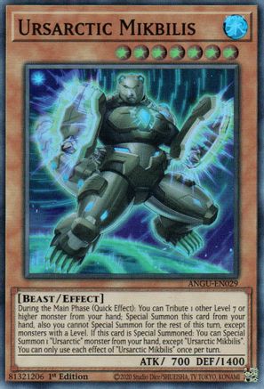 Ursarctic Mikbilis (ANGU-EN029) - Super Rare - 1st Edition - Ancient Guardians