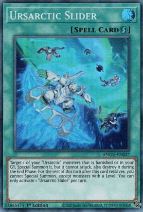 Ursarctic Slider (ANGU-EN037) - Super Rare - 1st Edition - Ancient Guardians