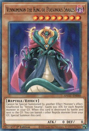 Vennominon the King of Poisonous Snakes (ANGU-EN040) - Rare - Ancient Guardians