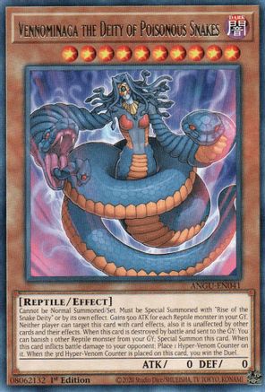 Vennominaga the Deity of Poisonous Snakes (ANGU-EN041) - Rare - Ancient Guardians
