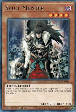 Skull Meister (ANGU-EN043) - Rare - 1st Edition - Ancient Guardians