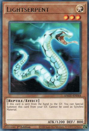 Lightserpent (ANGU-EN044) - Rare - 1st Edition - Ancient Guardians