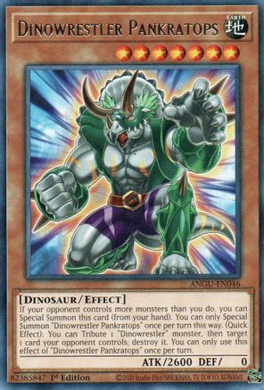 Dinowrestler Pankratops (ANGU-EN046) - Rare - Ancient Guardians