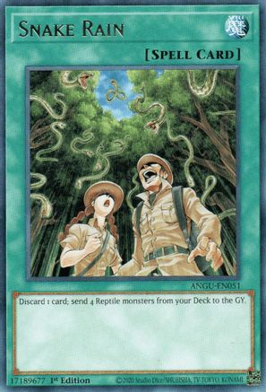 Snake Rain (ANGU-EN051) - Rare - 1st Edition - Ancient Guardians