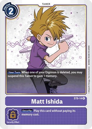 Matt Ishida (ST6-14)  Rare - Starter Deck 06: Venomous Violet