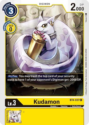 Kudamon (BT4-037)  Common - Great Legend