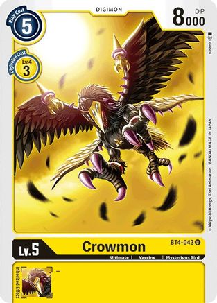 Crowmon (BT4-043)  Uncommon - Great Legend
