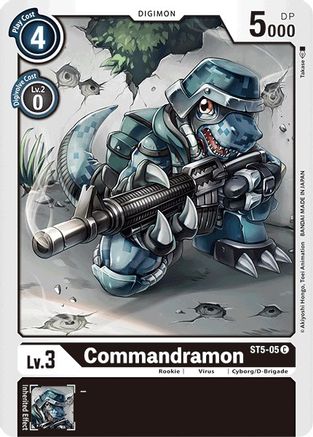 Commandramon (ST5-05)  Common - Starter Deck 05: Machine Black