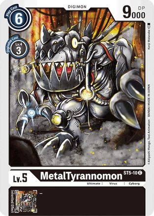 MetalTyrannomon (ST5-10)  Common - Starter Deck 05: Machine Black