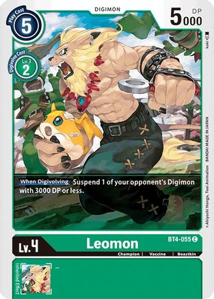 Leomon (BT4-055)  Common - Great Legend