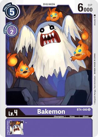 Bakemon (BT4-080)  Uncommon - Great Legend