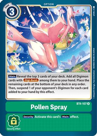 Pollen Spray (BT4-107)  Rare - Great Legend