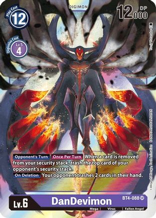DanDevimon (BT4-088) Foil Super Rare - Great Legend