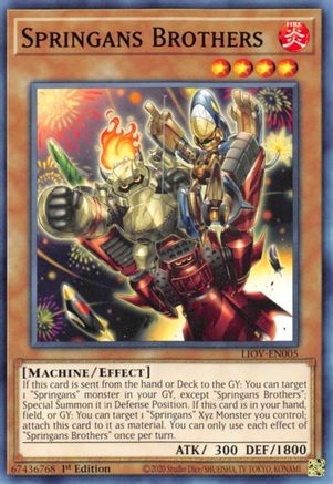 Springans Brothers (LIOV-EN005) - Common - 1st Edition - Lightning Overdrive