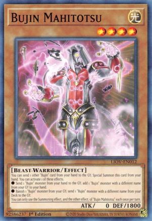 Bujin Mahitotsu (LIOV-EN012) - Common - 1st Edition - Lightning Overdrive