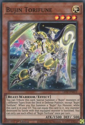 Bujin Torifune (LIOV-EN013) - Super Rare - 1st Edition - Lightning Overdrive
