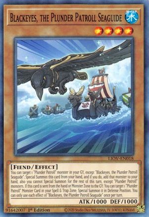 Blackeyes, the Plunder Patroll Seaguide (LIOV-EN018) - Common - Lightning Overdrive