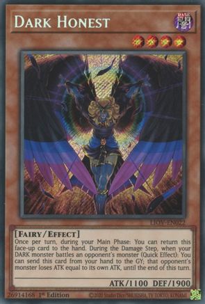 Dark Honest (LIOV-EN022) - Secret Rare - Lightning Overdrive