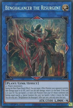 Benghalancer the Resurgent (LIOV-EN048) - Secret Rare - 1st Edition - Lightning Overdrive