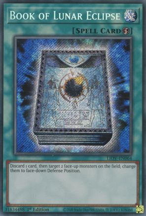 Book of Lunar Eclipse (LIOV-EN064) - Secret Rare - Lightning Overdrive