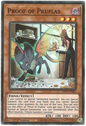 Proof of Pruflas (LIOV-EN081) - Super Rare - Lightning Overdrive