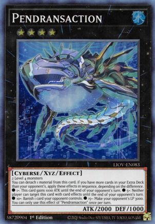 Pendransaction (LIOV-EN083) - Super Rare - Lightning Overdrive